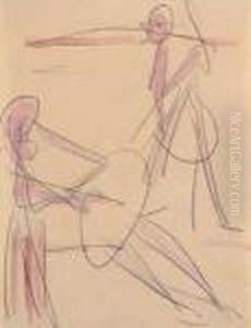 Tanzerinnen by Ernst Ludwig Kirchner