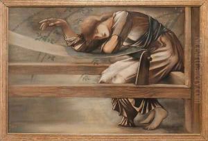 The Briar Rose: study for "The Garden Court" by Sir Edward Coley Burne-Jones