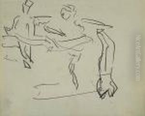 Artistengruppe>. by Ernst Ludwig Kirchner