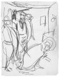 Hinrichtung St. Johannes by Ernst Ludwig Kirchner