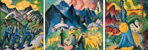 Alpleben, Triptychon - view 1