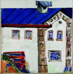 Engandiner Haus Mit Schornstein