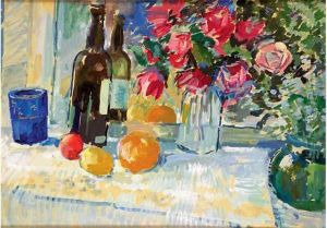 Fleurs Et Fruits by Konstantin Alexeievitch Korovin