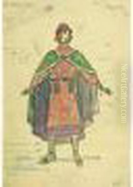 Etude De Costume Pour Le Prince Igor - view 1