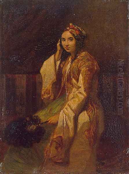 Woman in Oriental Dress - view 1