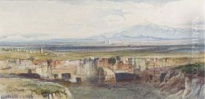 Cervera, On The Roman Campagna by Edward Lear