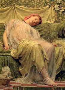 Work Basket by Albert Joseph Moore