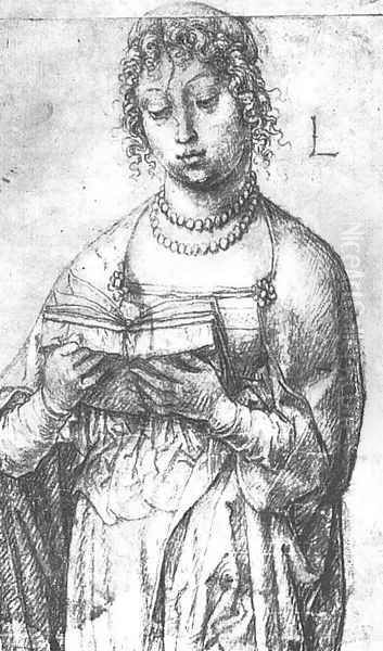 Girl Reading 1522 - view 1