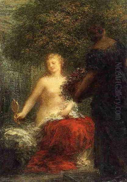 Woman at Her Toillette - view 1