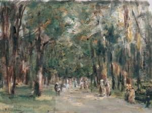 Allee Im Tiergarten by Max Liebermann