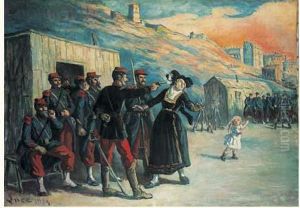 L'execution De L'alsacienne by Maximilien Luce