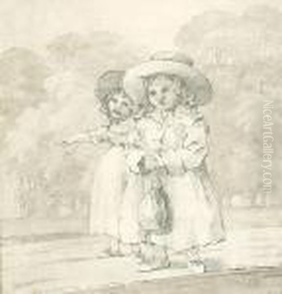 Two Small Girls - view 1