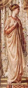 Standing Female Figure Holding A Vase