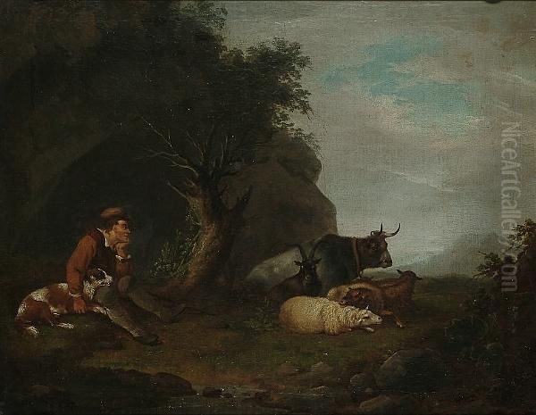 A Watchful Shepherd And His Stock - view 1