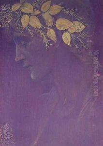 Head of a Girl 2 by Sir Edward Coley Burne-Jones
