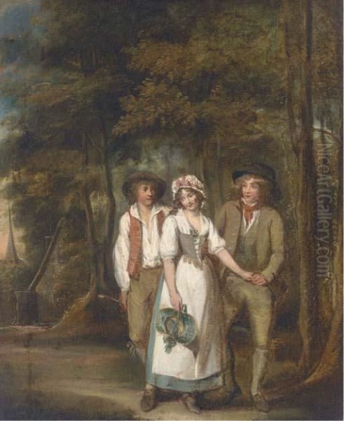 Rustic Courtship - view 1