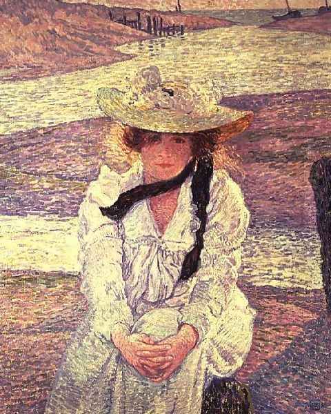 Young Woman on the Banks of the Greve River, 1901 - view 1