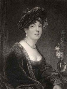 Elizabeth Leveson Gower, engraved by S. Freeman, from The National Portrait Gallery, Volume II, published c.1820 by Thomas Phillips