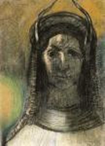 Figure Cornue by Odilon Redon