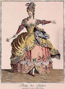 Costume for the Queen of the Sylphs in the Ballet of the Elements by Jean-Baptiste Martin