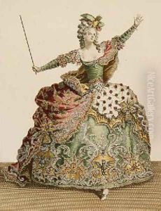 Costume for Medea in the opera Jason and Medea by Jean-Baptiste Martin