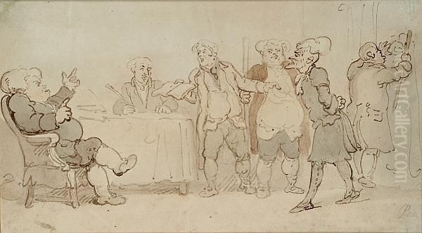 Dr Syntax In A Court Of Justice - view 1