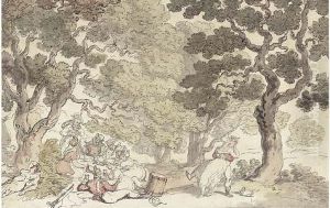 A Distraction From Duty by Thomas Rowlandson