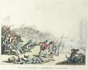 England Invaded Or Frenchman Naturalized by Thomas Rowlandson
