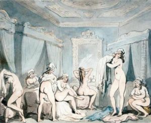 The Brothel: Morning by Thomas Rowlandson