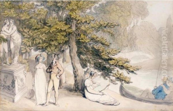 Elegant Company In A Park - view 1