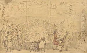 Assemblee Generale D'une Societe Savante by Thomas Rowlandson