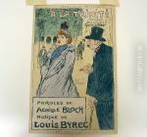 A La Trinite by Theophile Alexandre Steinlen