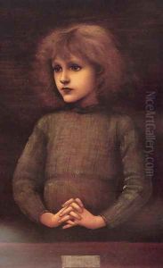 Portrait of a Young Boy by Sir Edward Coley Burne-Jones