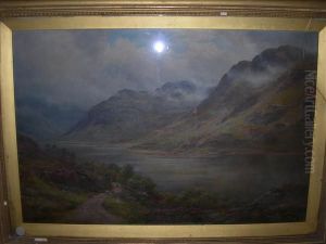 Thirlmere Oil Oncanvas Signed Lower Left 49cm X 75cm