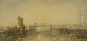 Brighton From The Sea by Joseph Mallord William Turner
