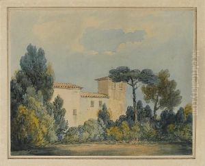 Arno, A Villa Among Trees &amp; Bushes by Joseph Mallord William Turner