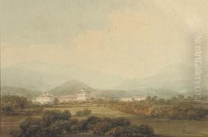 The Bishop's Palace At Brescia, Northern Italy by Joseph Mallord William Turner