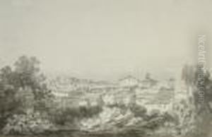 View From The Corsini Gardens, Rome by Joseph Mallord William Turner