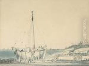 Boat-building At Dover by Joseph Mallord William Turner