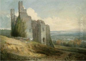 View Of Harewood Castle From The South East by Joseph Mallord William Turner