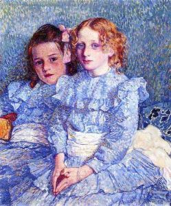 Portrait of Helene and Michette Guinotte Portrait of Helene and Michette Guinotte