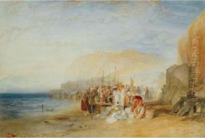 Hastings: Fish Market On The Sands, Early Morning by Joseph Mallord William Turner