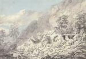 Boot Mill In Eskdale On Whillan Beck, Lake District