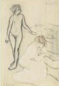 Nu Devant La Commode by Suzanne Valadon