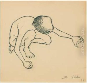 Maurice Utrillo Enfant, Nu, Jouant A La Balle Maurice Utrillo Enfant, Nu, Jouant A La Balle