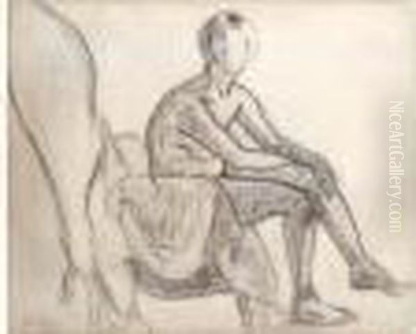 Nu De Femme Assise - view 1