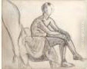 Nu De Femme Assise by Suzanne Valadon