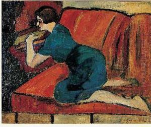 Femme Au Sofa by Suzanne Valadon