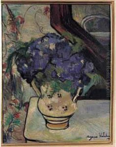 Sur Toilesignee En Bas A Droite Et Datee 1928.41 X 33 by Suzanne Valadon