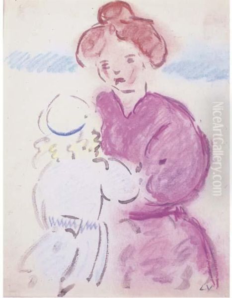 Suzanne Valtat Et Son Fils, Jean - view 1